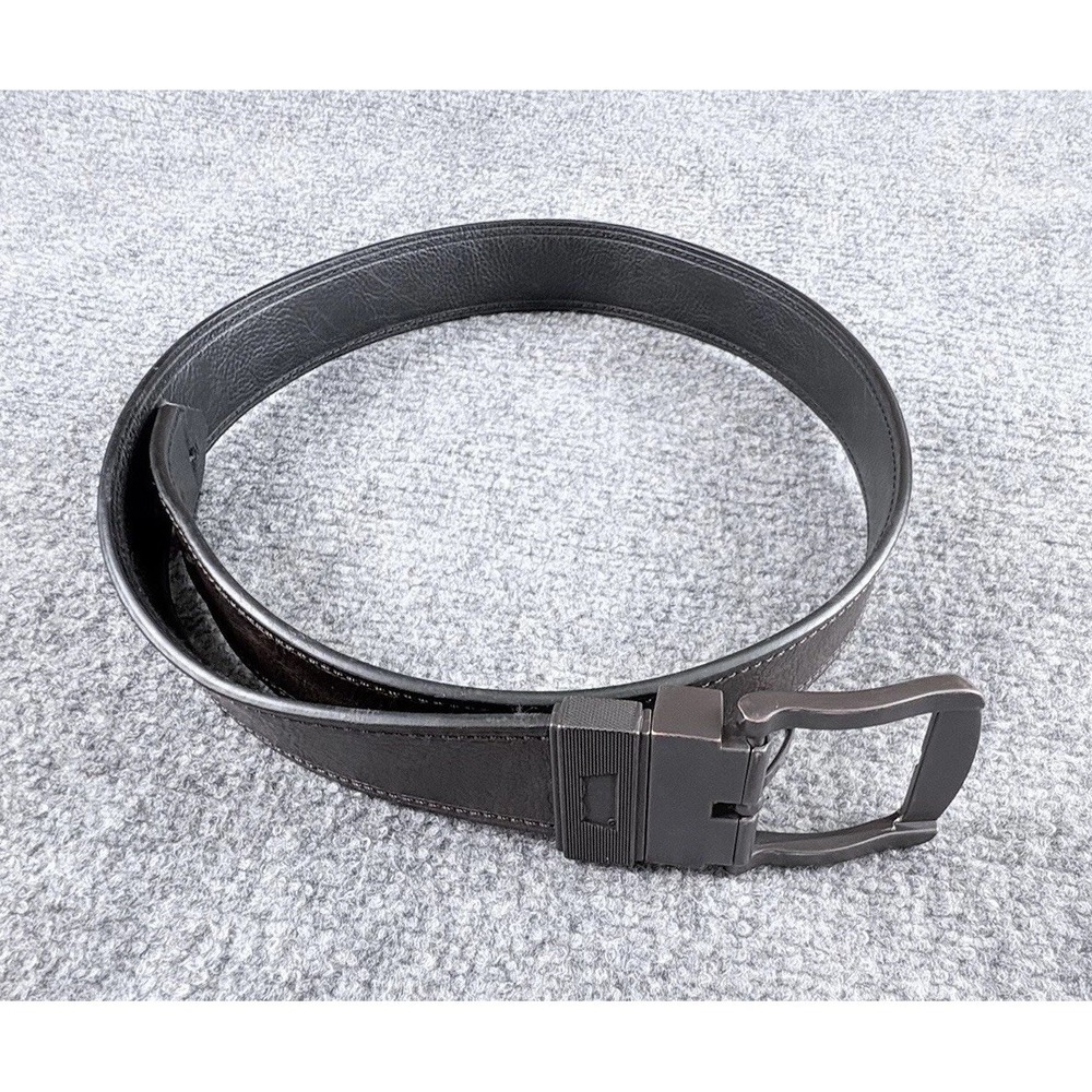 Levi's Leather Belt Mens L 38-40 Brown Western Clean Front Workwear Causal